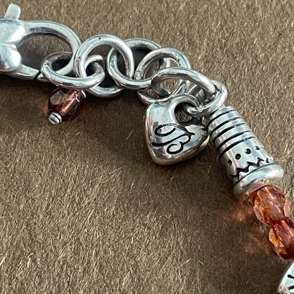 Brighton HEART HOPE Charm Beaded Bracelet - Picture 3 of 4